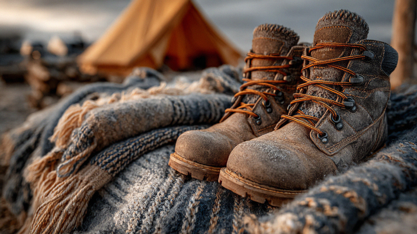 Camping gear for a weekend camping trip
